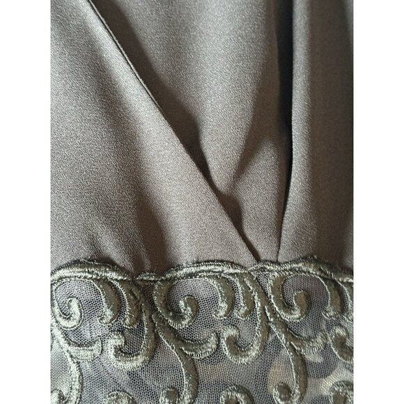 Vintage MAGGY LONDON Women’s Midi Dress Gown Size 10 Black Whimsigoth Cocktail - Picture 9 of 11